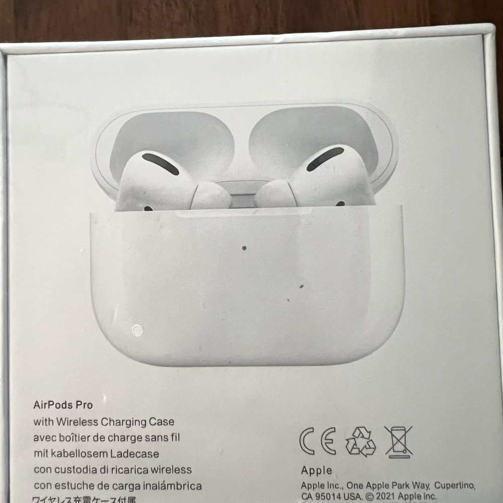 Apple AirPods Pro, with charging case. Brand new, still wrapped!